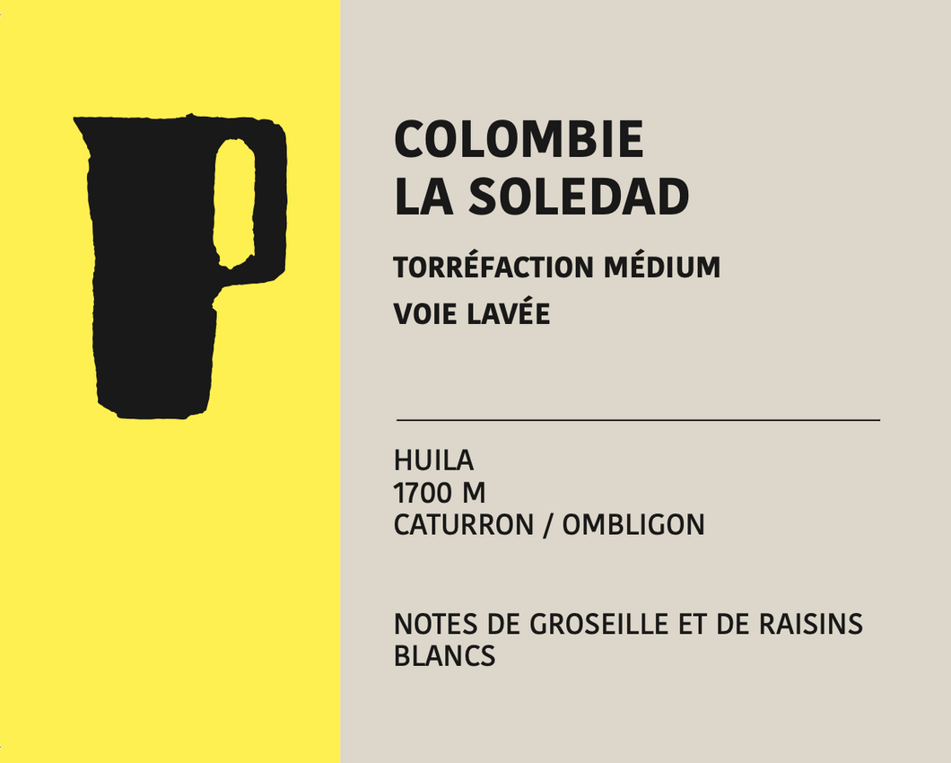 COLOMBIE SOLEDAD 250g (Medium Roast)